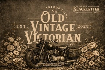Elegant Victorian Font for Classic Designs