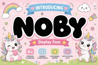 Modern Rounded Font for Creative Projects