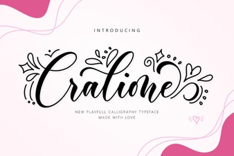 Cralione Script Font for Elegant and Creative Design Projects