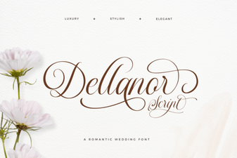 Add Elegance with Dellanor Script Font