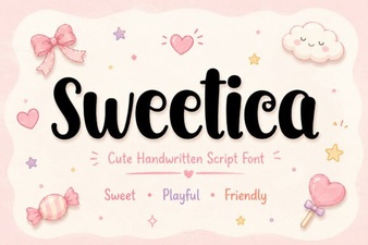 Sweetica Font: a Sweet Choice for Creative Design Projects