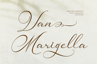 Van Marigella Font - Elegant Script Font Free Download