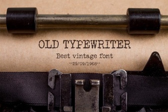 Vintage Typewriter Fonts for Authentic Retro Design Projects